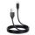 Joyroom Type-C USB adat és töltőkábel 3A 1m fekete-6956116733230 8 kép