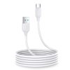 Joyroom Type-C USB adat és töltőkábel 3A 2m fehér