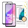 Oppo A77 4G / A57 4G / A57s / A57e Full Glue kijelzővédő üvegfólia 9H tok barát fekete