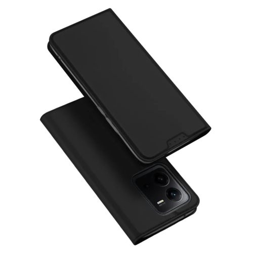 Vivo X80 Lite / V25 Dux Ducis Skin Pro Öko Bőr fliptok fekete-6934913032367 1 kép