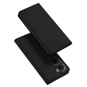 Vivo Y16 / Y02s Dux Ducis Skin Pro Öko Bőr fliptok fekete-6934913032381 1 kép