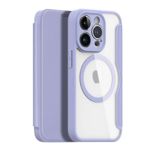 iPhone 14 Pro Dux Ducis Skin X Pro Magsafe mágneses fliptok lila-6934913033647 1 kép
