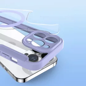 iPhone 14 Pro Max Dux Ducis Skin X Pro Magsafe mágneses fliptok lila-6934913033678 2 kép