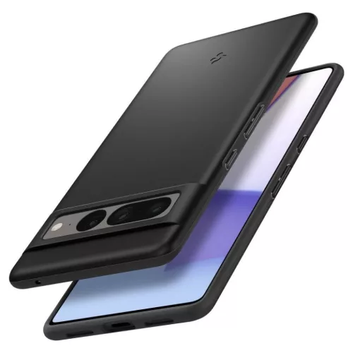 Google Pixel 7 Pro Spigen Thin Fit ultravékony tok fekete-8809811862768 7 kép