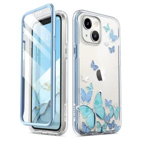 iPhone 14 Plus Supcase Cosmo tok kék pillangós-843439119437 4 kép