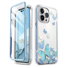  iPhone 14 Pro Max Supcase Cosmo tok kék pillangós-843439119772 2 kép