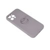 Xiaomi Redmi 10C 4G Szilikon tok hátlapi gyűrűvel világos szürke