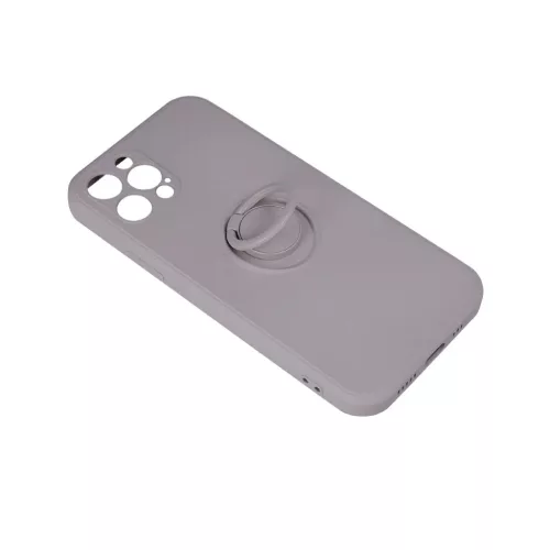 Xiaomi Redmi 10C 4G Szilikon tok hátlapi gyűrűvel világos szürke-5900495003898 1 kép