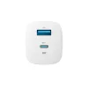 Forever fali töltő adapter GaN PD QC TC-05 1x USB-C + 1x USB 33W feh-5900495978226 6 kép