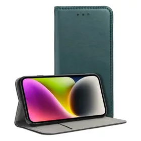 Oppo Reno 8 Lite 5G Smart Magneto fliptok sötétzöld-5903396181085 1 kép