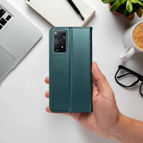 Oppo Reno 8 Lite 5G Smart Magneto fliptok sötétzöld-5903396181085 4 kép