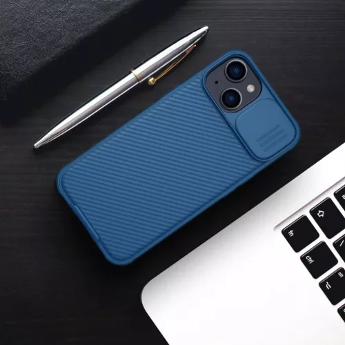 iPhone 14 Plus Nillkin CamShield Pro Magnetic tok kék (MagSafe kompat-6902048248465 5 kép