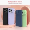 iPhone 14 Pro Nillkin CamShield Silky szilikon tok kék-6902048249264 8 kép