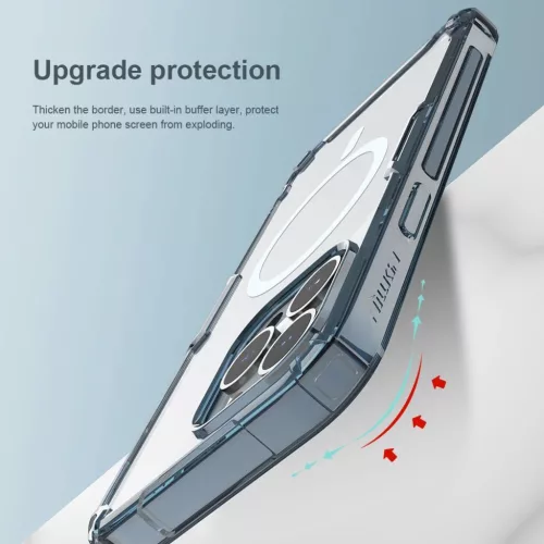 iPhone 14 Pro Max Nillkin Nature TPU Pro Magnetic Tok sötétlila-6902048257146 8 kép