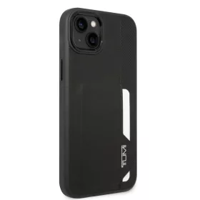 iPhone 14 Plus TUMI bőr tok kártyatartóval fekete-3666339075125 1 kép