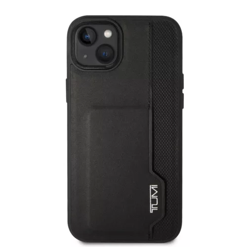 iPhone 14 Plus TUMI bőr tok kártyatartóval fekete-3666339075125 5 kép