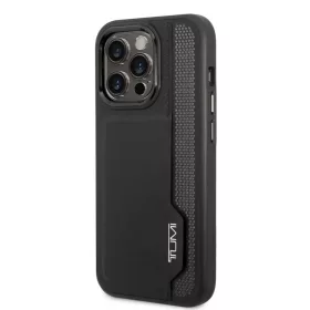 iPhone 14 Pro TUMI bőr tok kártyatartóval fekete-3666339075132 2 kép