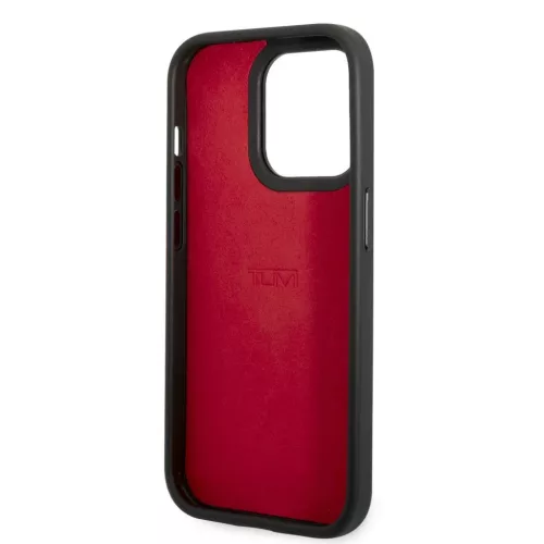 iPhone 14 Pro TUMI bőr tok kártyatartóval fekete-3666339075132 3 kép