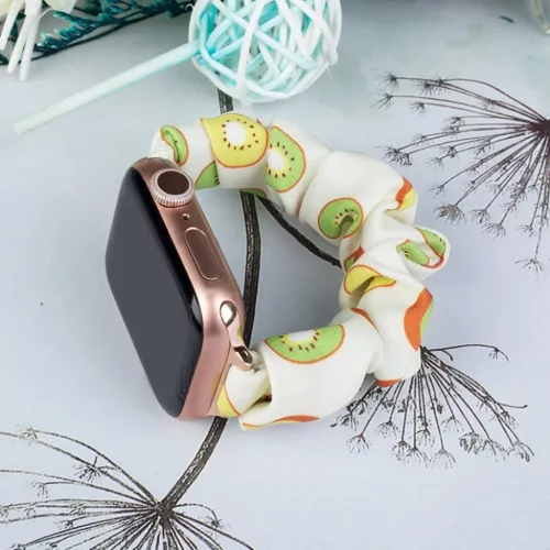 Apple Watch 2/3/4/5/6/7/8/9/SE (42/44/45mm) Fabric gumis óraszíj kiv-9145576255346 2 kép