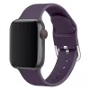 Apple Watch 4/5/6/7/8/9/SE (38/40/41mm) Silicone APS óraszíj fekete-9145576259191 7 kép