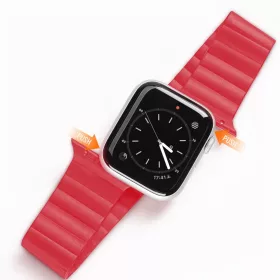 Apple Watch Ultra (49mm) Dux Ducis mágneses óraszíj piros-6934913033722 6 kép