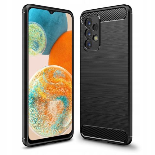 Samsung GALAXY A23 5G Tech-Protect TPU Carbon mintás tok fekete-9490713927335 10 kép