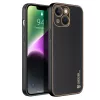 iPhone 14 Plus Dux Ducis Yolo TPU és PU bőr tok fekete-6934913032008 3 kép