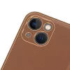 iPhone 14 Plus Dux Ducis Yolo TPU és PU bőr tok barna-6934913032015 5 kép