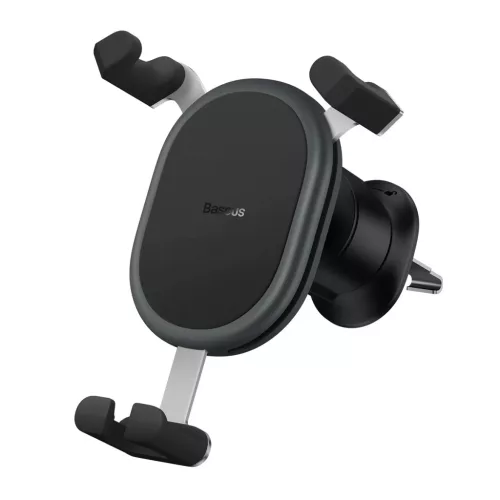 Baseus Stable Series autós telefontartó szellőzőrácsra fekete (SU-6932172619756 5 kép