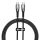 Baseus Glimmer kábel gyorstöltéssel USB-C 480Mb/s PD 100W 1m fekete-6932172618025 3 kép