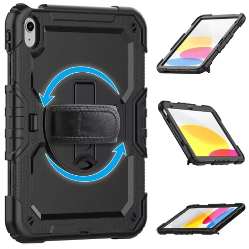 iPad 10.9 2022 / iPad 11 2025 Tech-Protect Solid360 tok fekete-9490713927670 6 kép