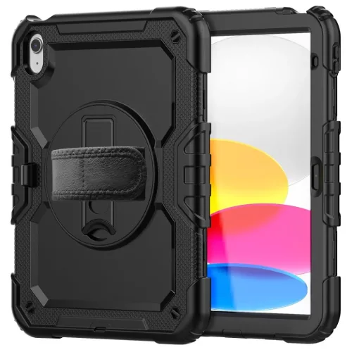 iPad 10.9 2022 / iPad 11 2025 Tech-Protect Solid360 tok fekete-9490713927670 7 kép