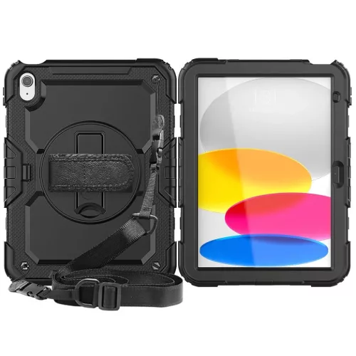 iPad 10.9 2022 / iPad 11 2025 Tech-Protect Solid360 tok fekete-9490713927670 8 kép