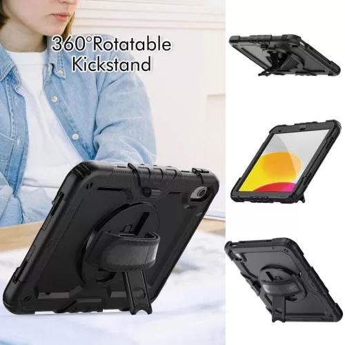 iPad 10.9 2022 / iPad 11 2025 Tech-Protect Solid360 tok fekete-9490713927670 10 kép
