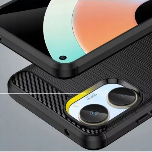 Realme 10 4G Tech-Protect carbon mintájú TPU tok fekete-9490713930816 2 kép