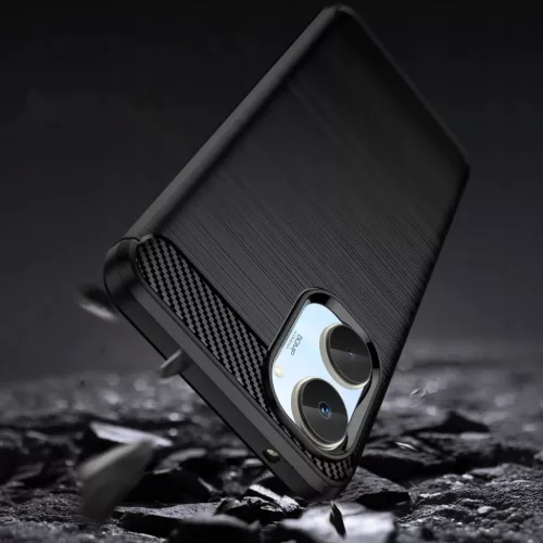 Realme 10 4G Tech-Protect carbon mintájú TPU tok fekete-9490713930816 8 kép