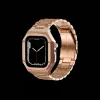 Apple Watch 4/5/6/7/8/9/SE (38/40/41mm) fém óraszíj és tok készle- 1 kép