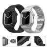 Apple Watch 4/5/6/7/8/9/SE (38/40/41mm) fém óraszíj és tok készle- 5 kép