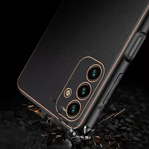 Samsung Galaxy A13 5G Dux Ducis Yolo TPU és PU bőr tok fekete-6934913041697 4 kép