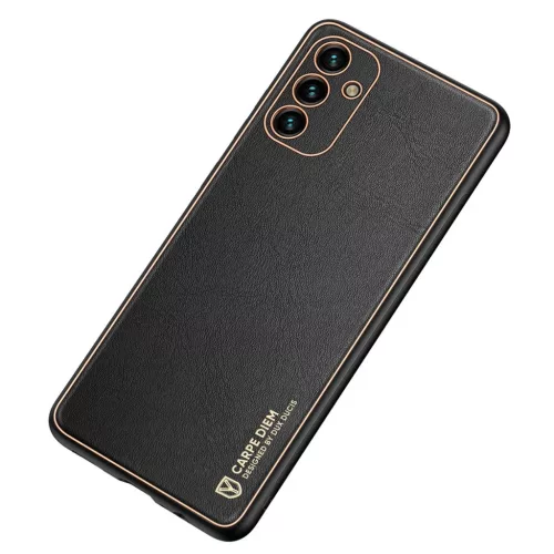 Samsung Galaxy A13 5G Dux Ducis Yolo TPU és PU bőr tok fekete-6934913041697 9 kép