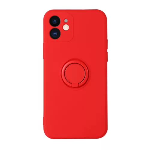 iPhone 14 Plus Vennus szilikon tok hátlapi gyűrűvel piros-5900217951179 3 kép