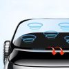 Apple Watch Ultra 49mm PMMA kijelzővédő fólia fekete kerettel-5900217963448 5 kép