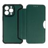 iPhone 13 Pro Max RAZOR fliptok sötétzöld ütésálló-5900217959731 2 kép