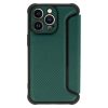 iPhone 13 Pro Max RAZOR fliptok sötétzöld ütésálló-5900217959731 6 kép
