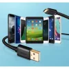 Ugreen USB-A - USB-C kábel 25cm fekete-6957303861149 2 kép