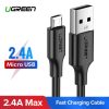Ugreen USB-A – micro USB QC 3.0 2.4A 25cm fekete-6957303861347 2 kép