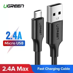 Ugreen USB-A – micro USB QC 3.0 2.4A 25cm fekete-6957303861347 2 kép