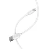 Borofone BX14 Linkjet USB - Lightning kábel 2.4A 3m fehér-6957531090373 9 kép