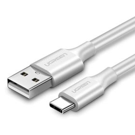 Ugreen USB - USB-C QC3.0 kábel 0,5 m (fehér)-6957303861200 1 kép