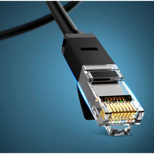 Ugreen RJ45 Cat 6 UTP 2m Ethernet patchcord lapos kábel 1000Mbps feke-6957303851744 2 kép